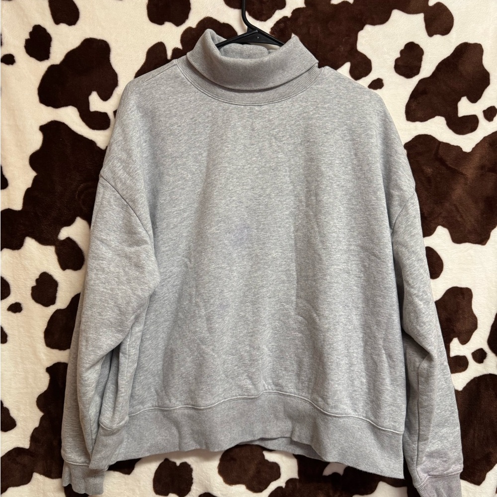 CALIA Gray Women's Turtleneck Sweater